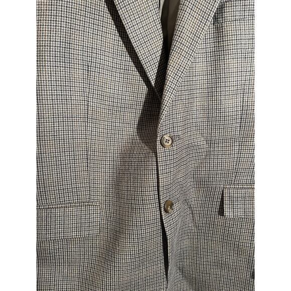 Ralph Lauren Blazer Jacket Mens Size 44R Houndstooth Sports Coat 2 Button - Picture 4 of 14
